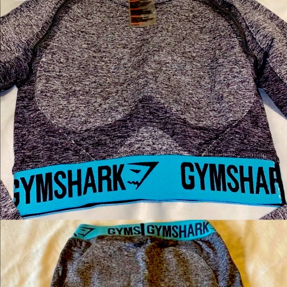 GYMSHARK WORKOUT SET: crop and leggings - Picture 1 of 10